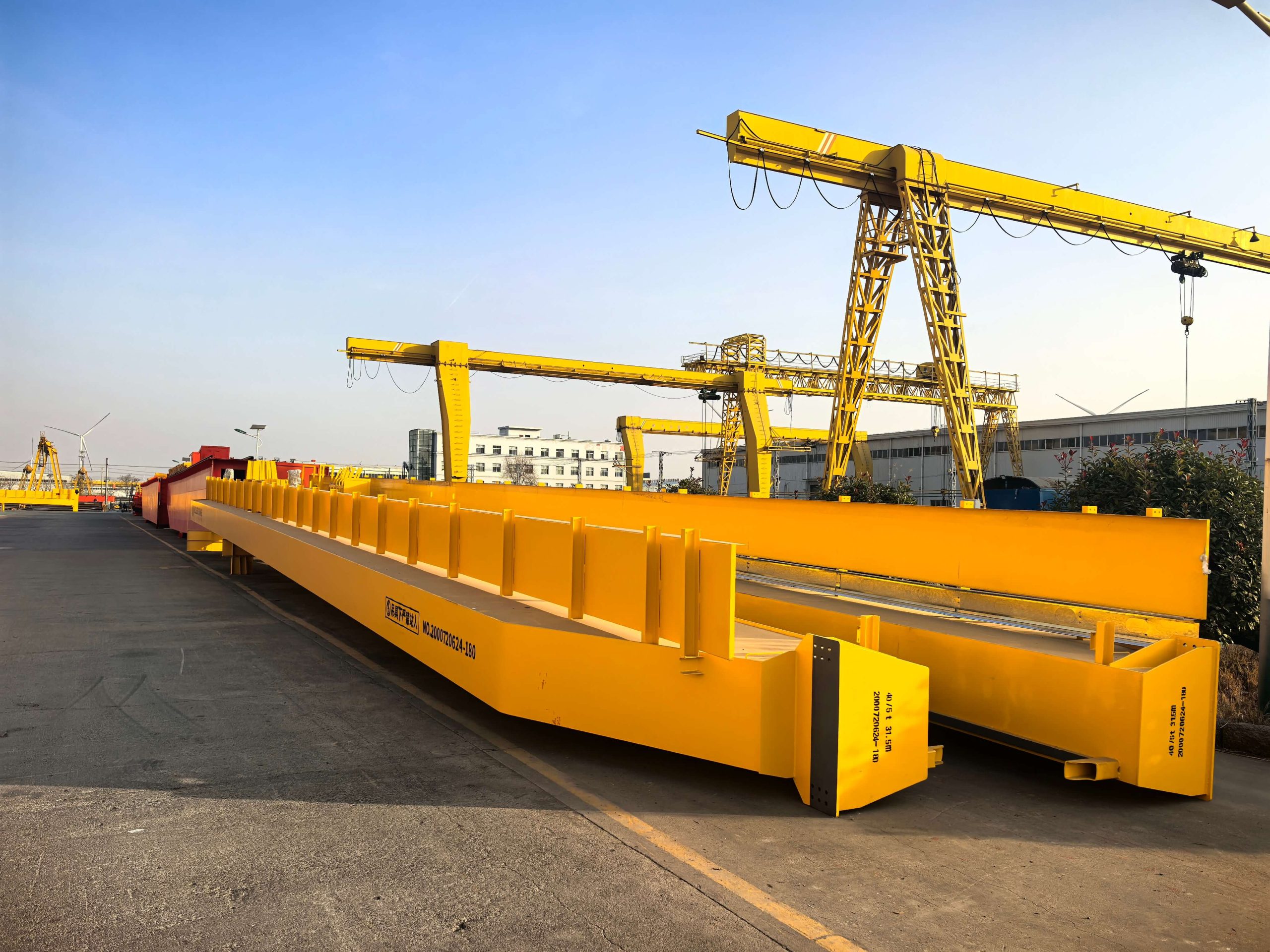 40/5 Ton Double Girder Overhead Crane Successfully Delivered and Running Perfectly